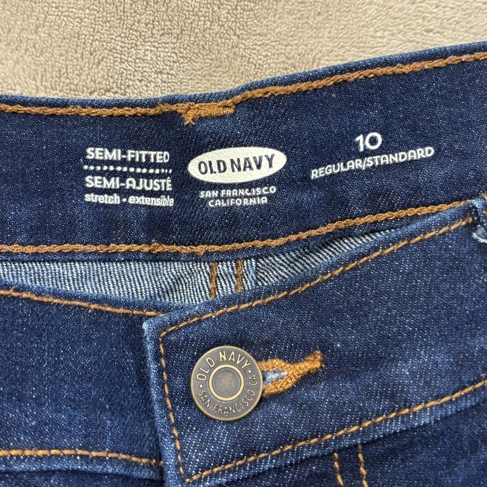 Old Navy Semi-Fitted‎ Cuffed Denim Blue Shorts